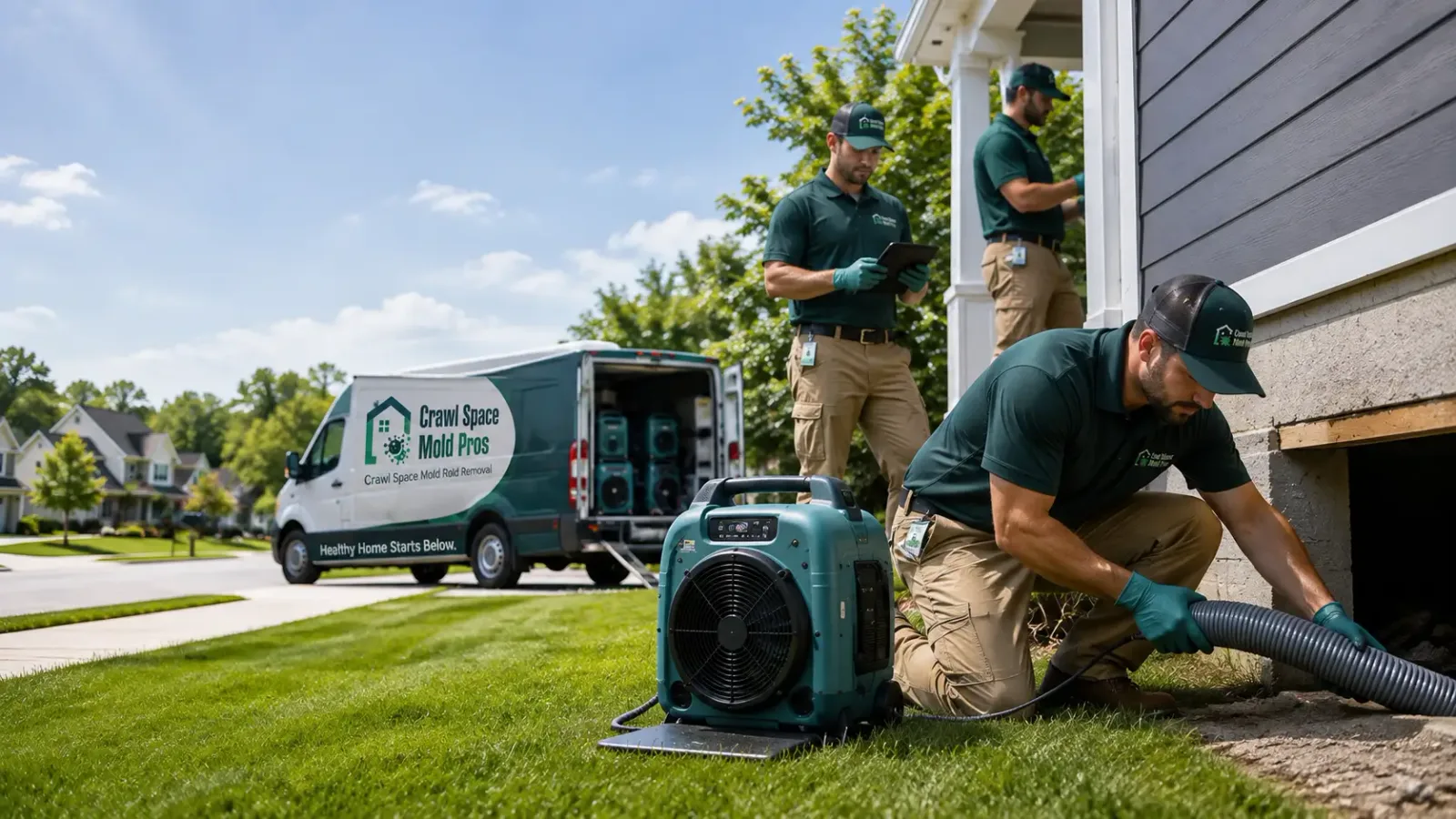 Crawl Space Mold Removal in Prescott, KS